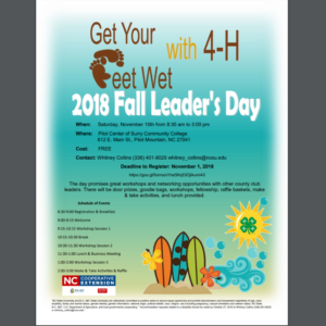 Cover photo for Fall Leader's Day