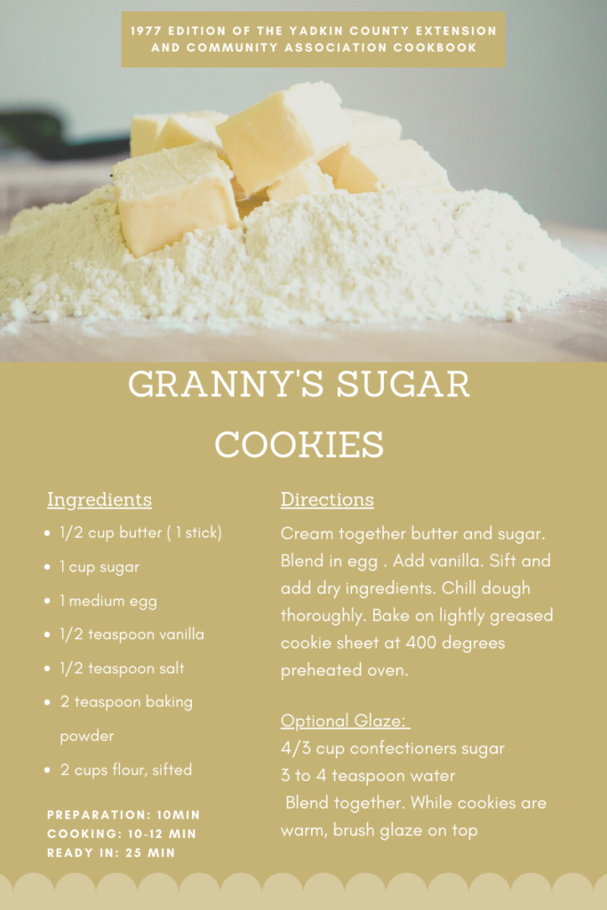 Granny's Sugar Cookie Recipe