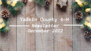 December Yadkin County 4-H Newsletter
