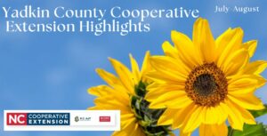 Yadkin County Cooperative Extension Highlights July-August