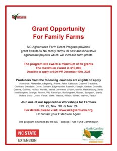 NC Agventures Grant